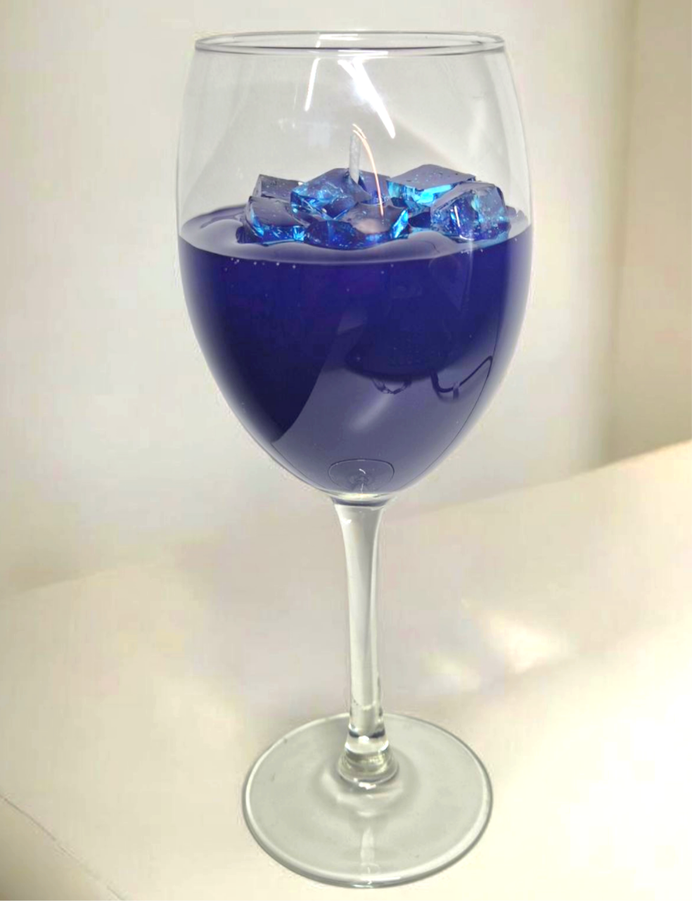 Kerze blue caraçao